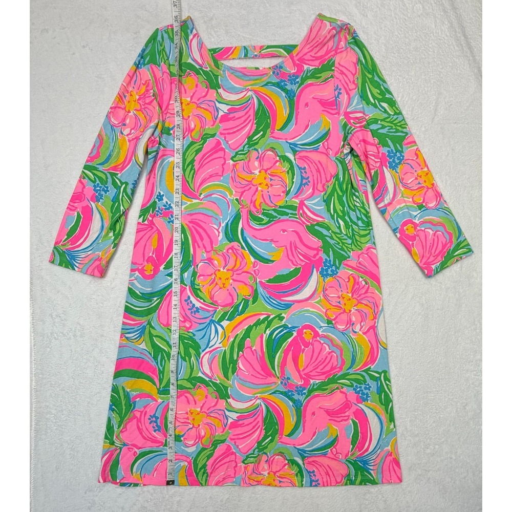 Lilly Pulitzer Women's Size Large Ophelia Swing Dress Tropical Safari - Picture 4 of 7